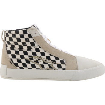 ALPINESTARS Ride-63 Canvas Shoes - White/Black/Chess - US 8.5 2540726-2081-85