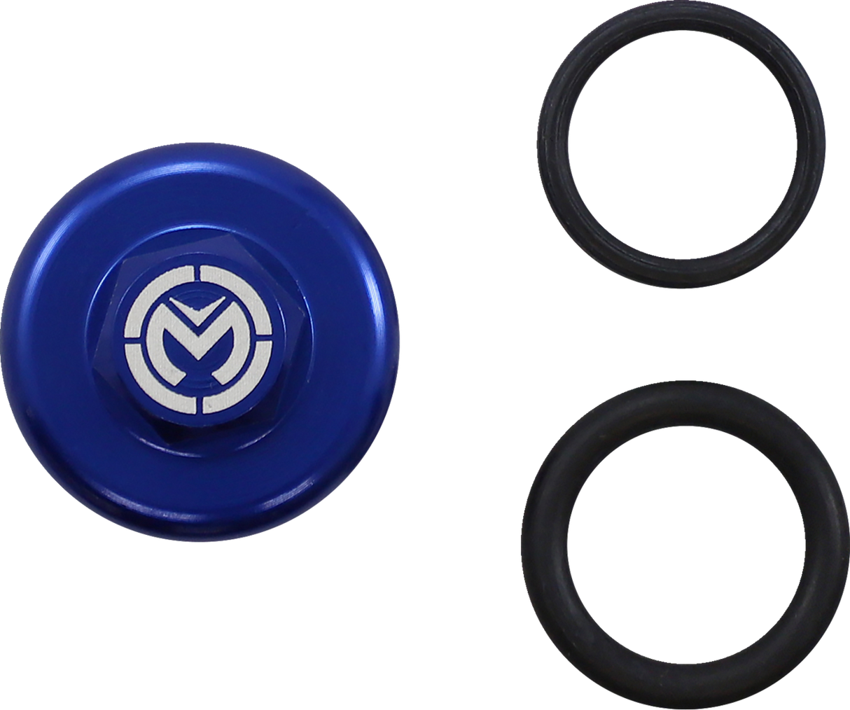 MOOSE RACING Oil Cap - Blue - Yamaha T14-6302L