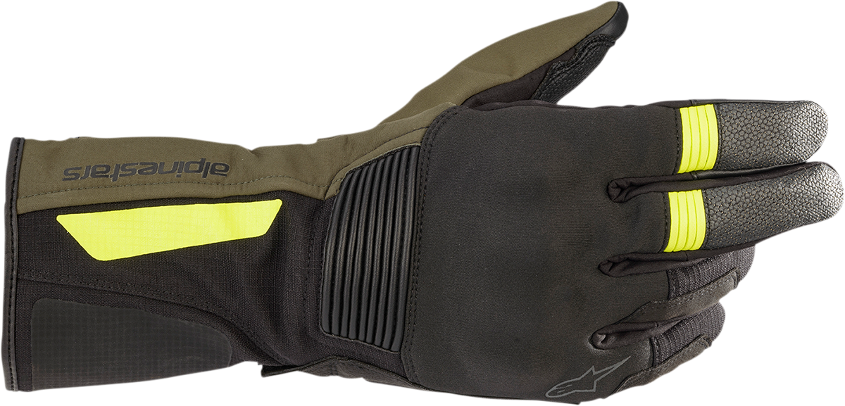 ALPINESTARS Denali Aerogel Drystar® Gloves - Black Forest/Fluo Yellow - XL 3526922-1685-XL