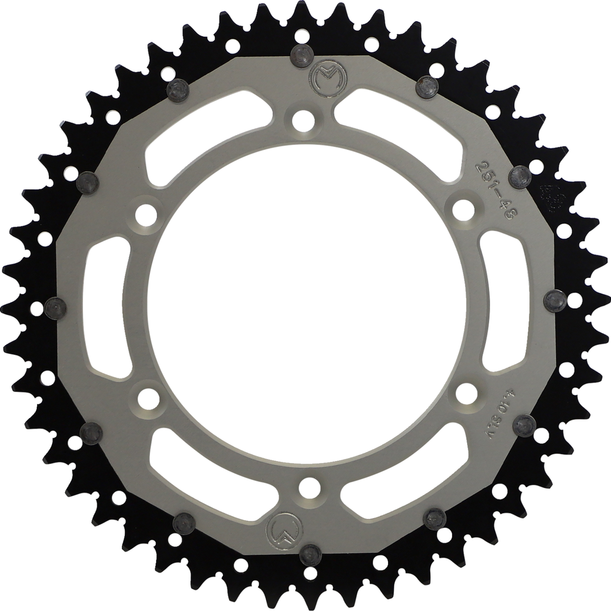 MOOSE RACING Dual Sprocket - Silver - 48 Tooth 1210-251-48-11X