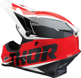 THOR Sector Helmet - Fader - Red/Black - XS 0110-6789