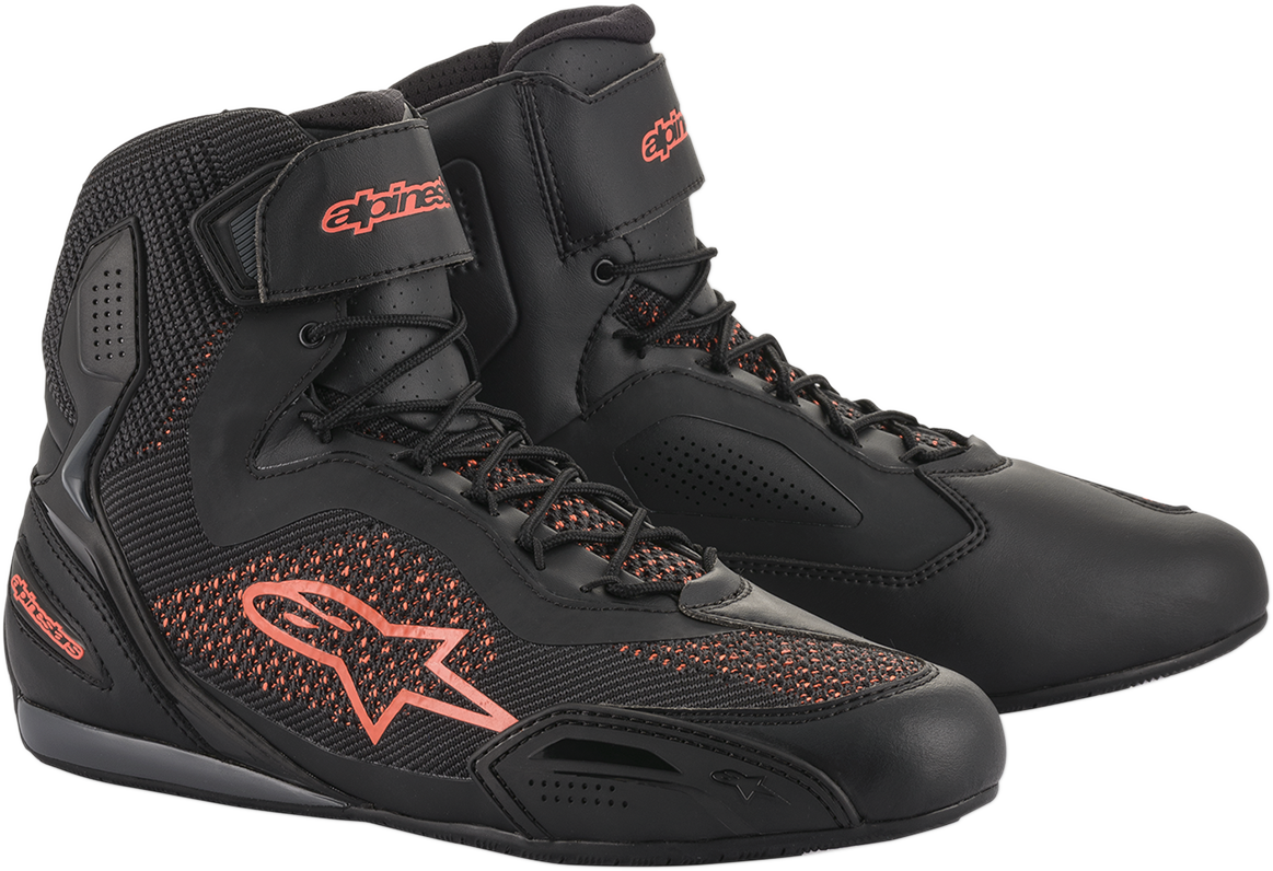 ALPINESTARS Faster-3 Rideknit® Shoes - Black/Red - US 7 251031910307