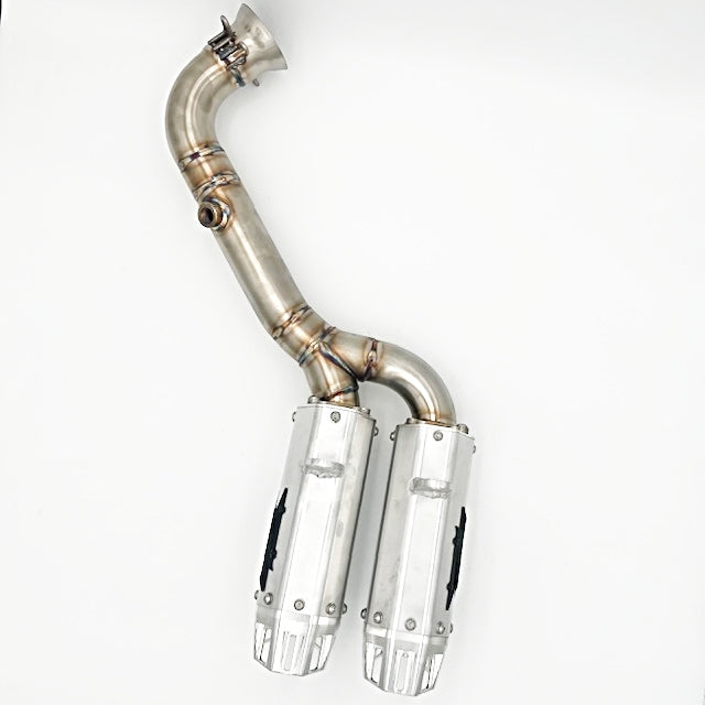Empire Industries Dual Slip On Exhaust For 2025+ CAN-AM Outlander EMP-G3-OUT-DSLP-G2
