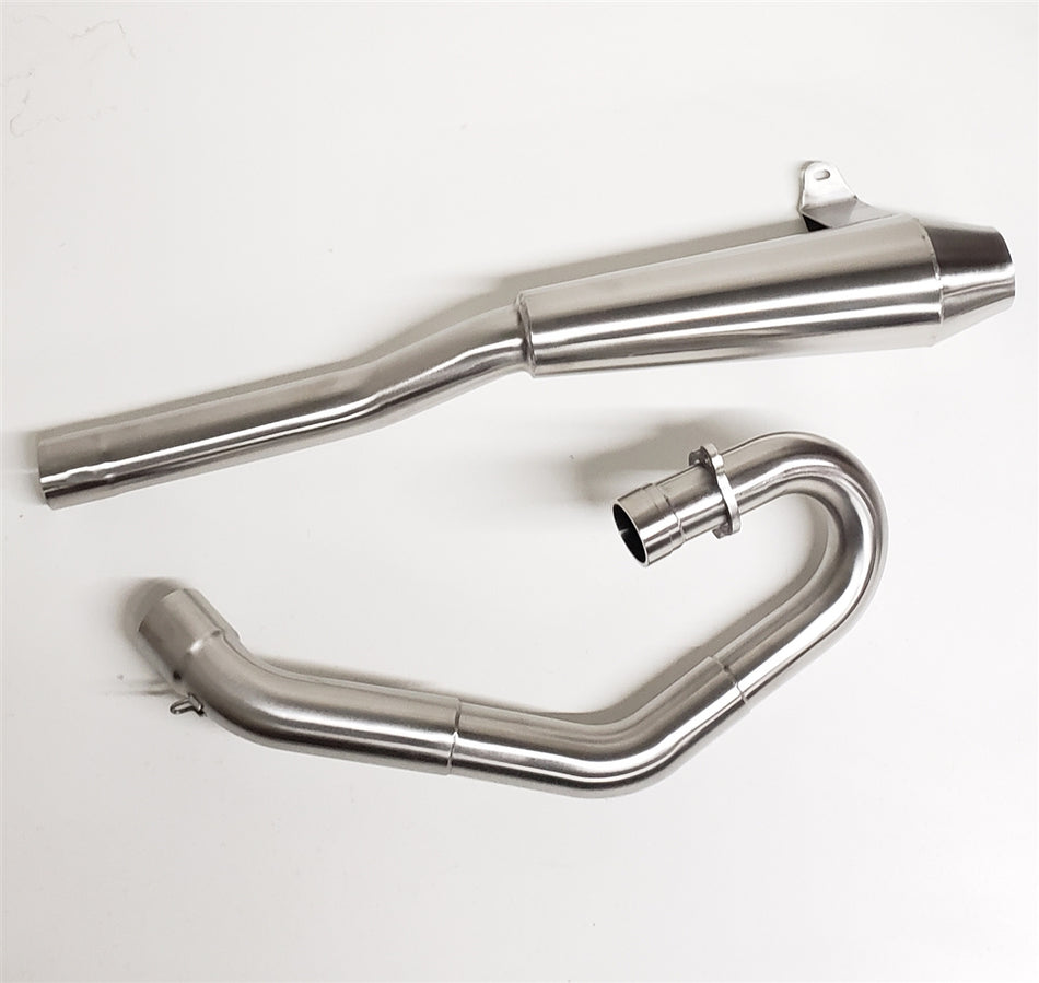 Empire drag pipe exhaust system for  Raptor 700 2015 - 2024   EMP-RAP-15-DRG