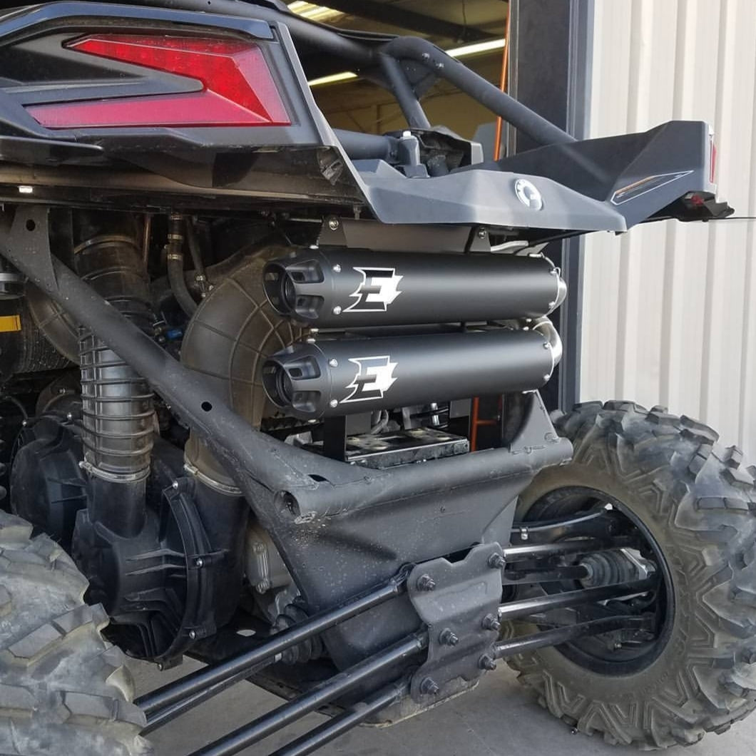 Empire industries can am maverick x3 exhaust dual exhaust power package