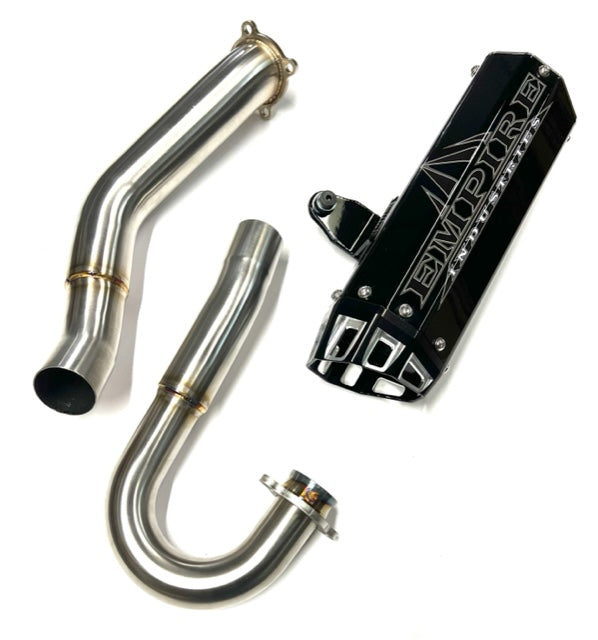 Empire Industries Gen 2 “Big Bore” Full Exhaust System for Carbureted YFZ 450 EMP-YFZ-450-C-BB-G2