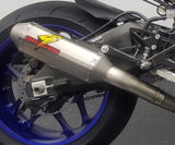 Graves motorsports yamaha r1 15-22  full titanium exhaust system with titanium 265mm silencer