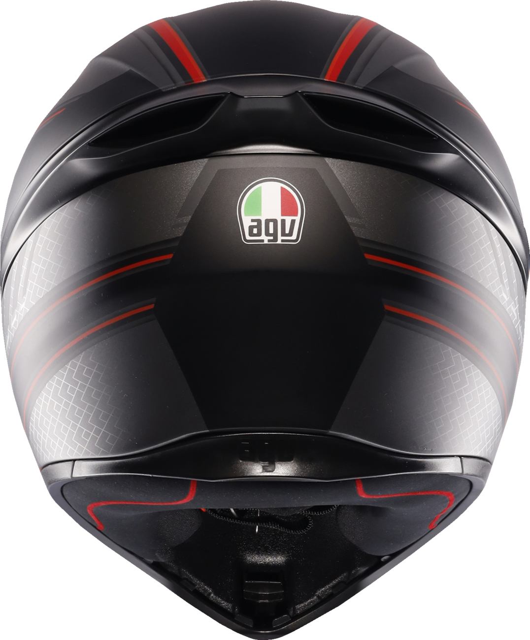 AGV K1 S Helmet - Sling - Matte Black/Red - Small 2118394003-038-S