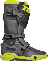 THOR Radial Boots - Gray/Fluorescent Yellow - Size 9 3410-2747