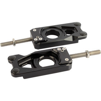 GILLES TOOLING TCA Chain Adjuster - Yamaha - Black YZF-R1/FZ1 TCA-RN22-B