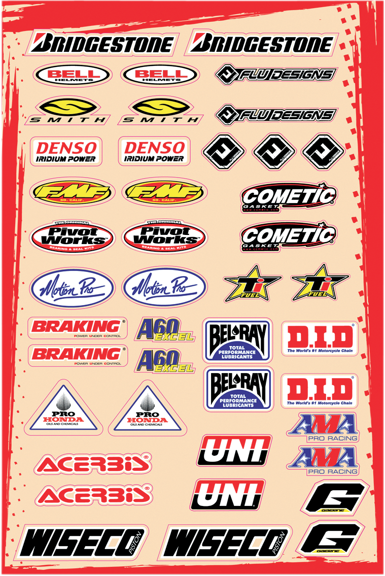 FLU DESIGNS INC. Decal Logo Kit - C 504