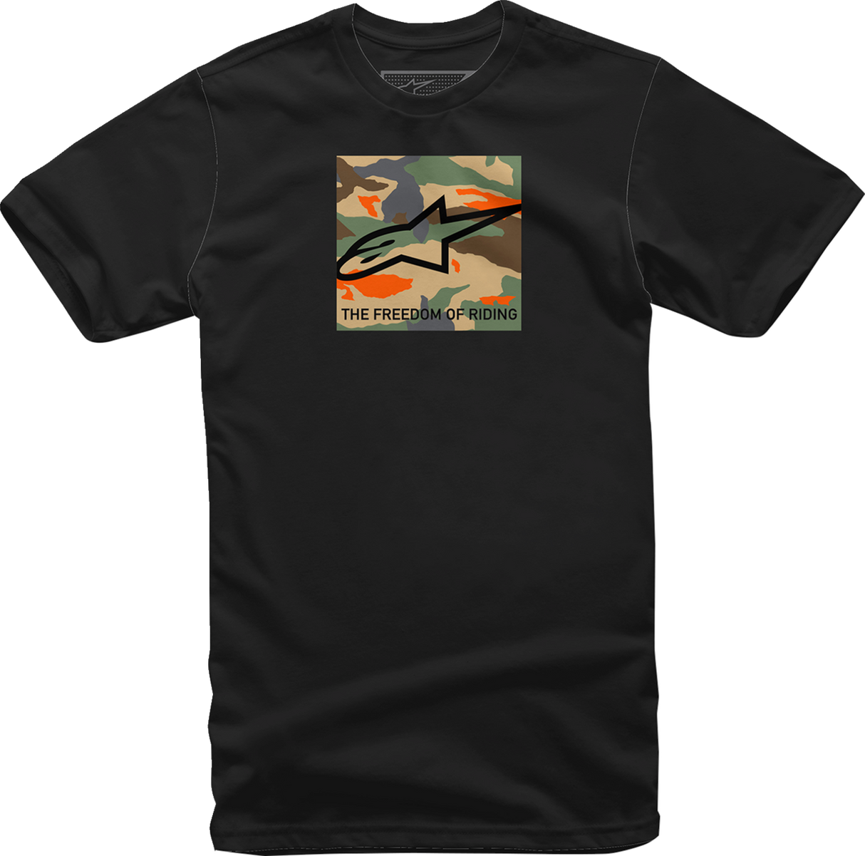 ALPINESTARS Free Camo T-Shirt - Black - 2XL 1232-72220-102X