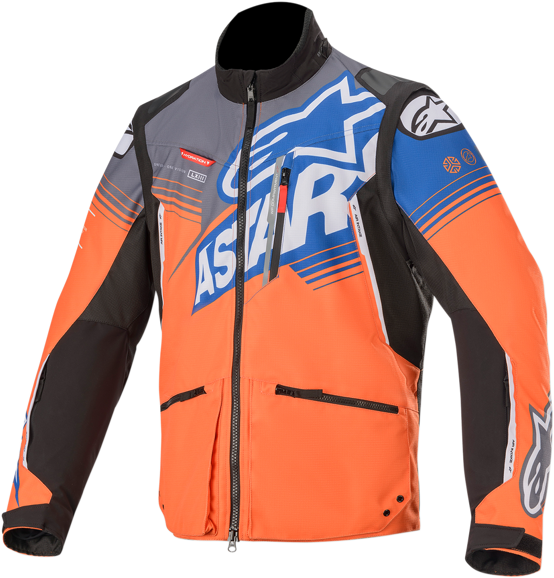 ALPINESTARS Venture Jacket - Orange/Gray/Blue - Medium 3703019-417-M