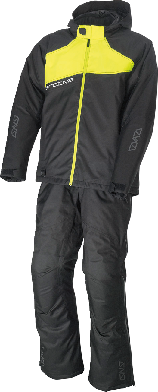 ARCTIVA Pivot 5 Hooded Jacket - Black/Hi-Vis - XL 3120-2071