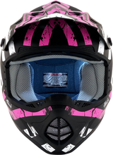 AFX FX-17 Helmet - Attack - Matte Black/Fuchsia - XS 0110-7166