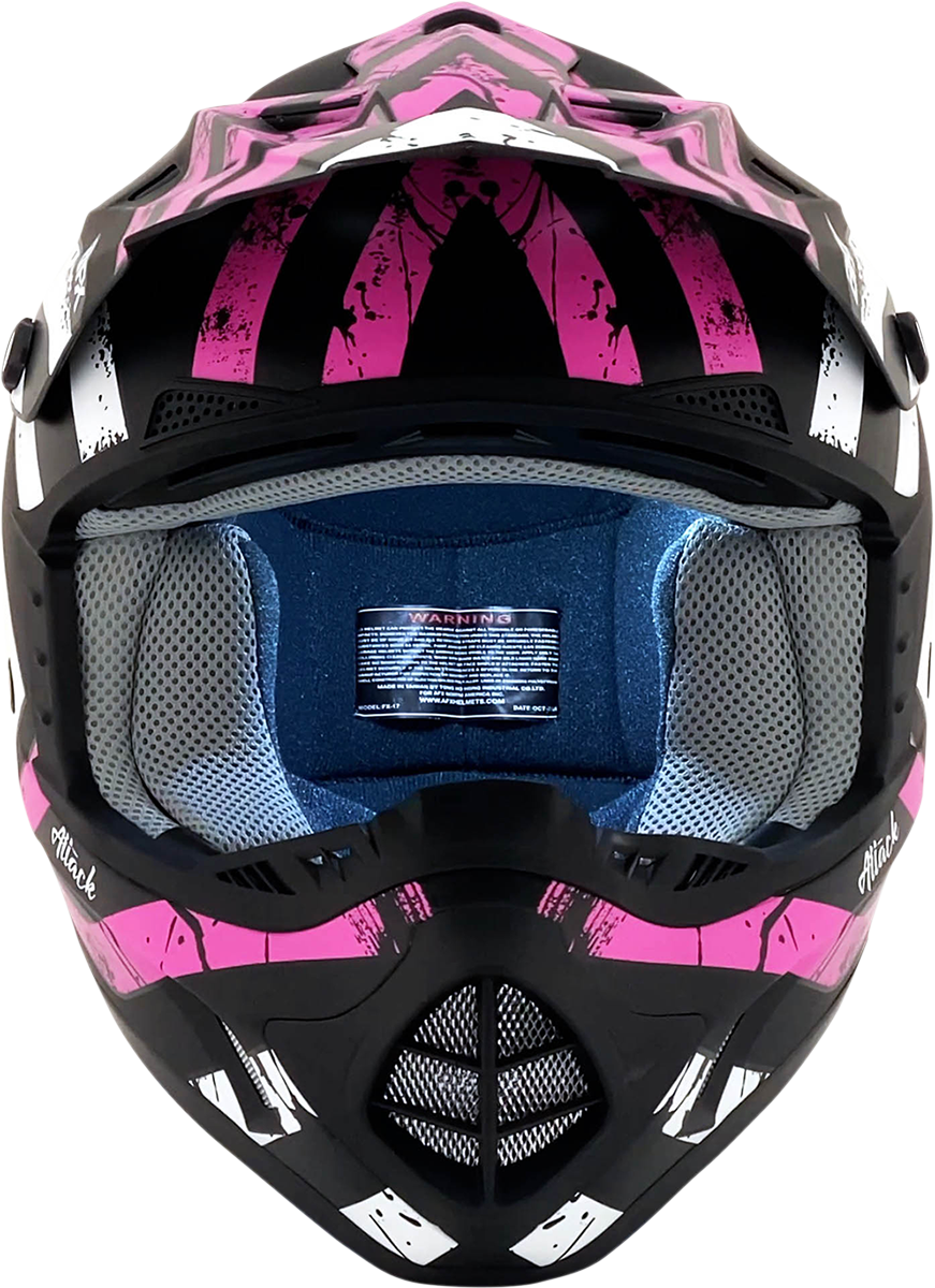 AFX FX-17 Helmet - Attack - Matte Black/Hi-Vis Yellow - XS 0110-7172