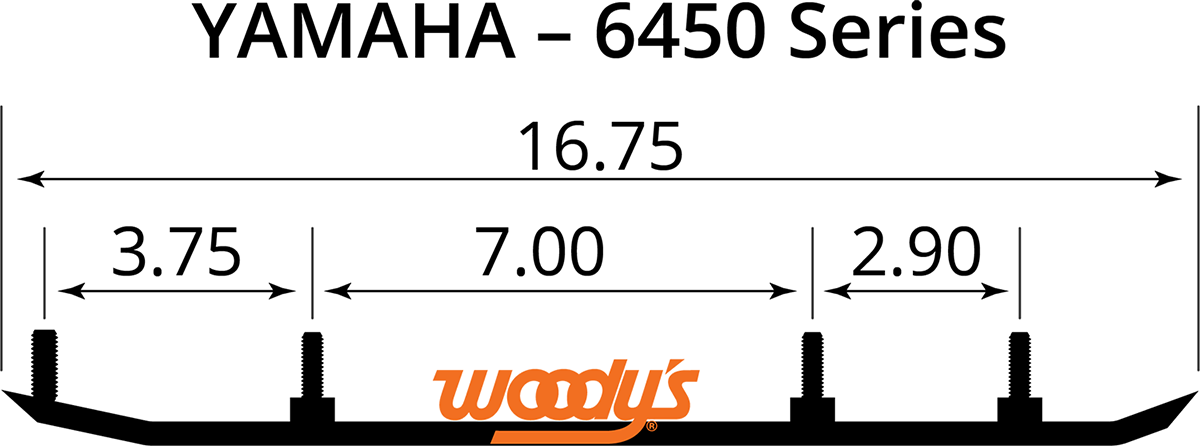 WOODY'S Executive Series Flat-Top Runner WYV-6450