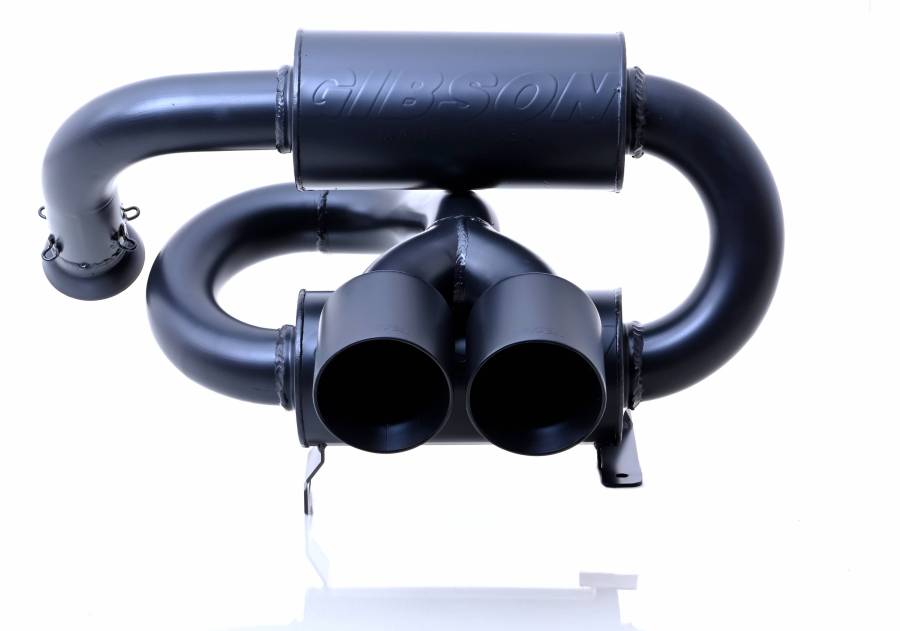 Gibson  BLACK CERAMIC STAINLESS STEEL DUAL TIP EXHAUST   2024 CAN-AM MAVERICK R     98057