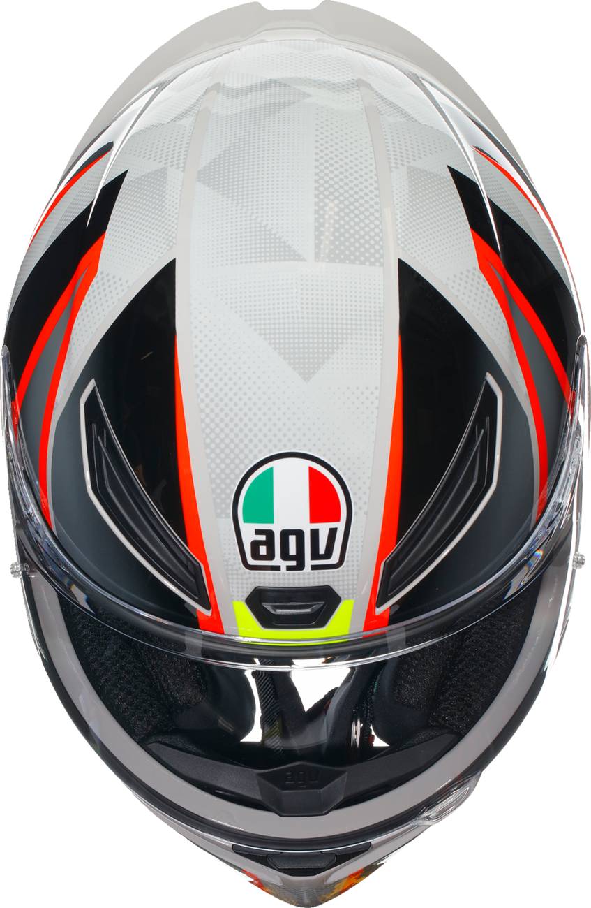 AGV K1 S Helmet - Blipper - Gray/Red - Large 2118394003030L