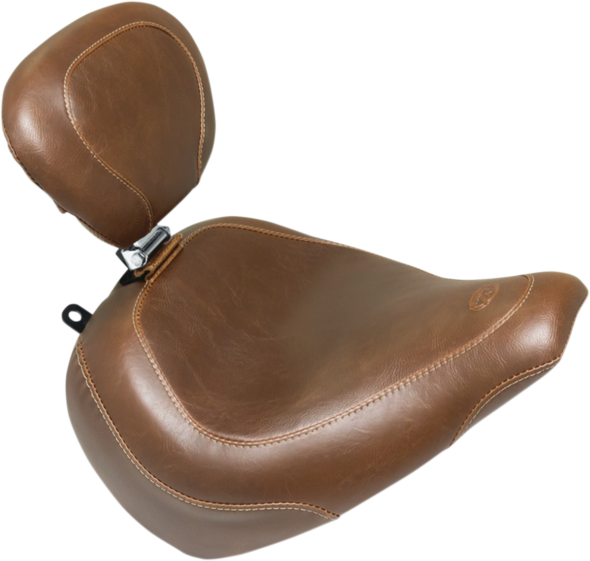 MUSTANG Wide Tripper Seat - Driver's Backrest - Brown 83055