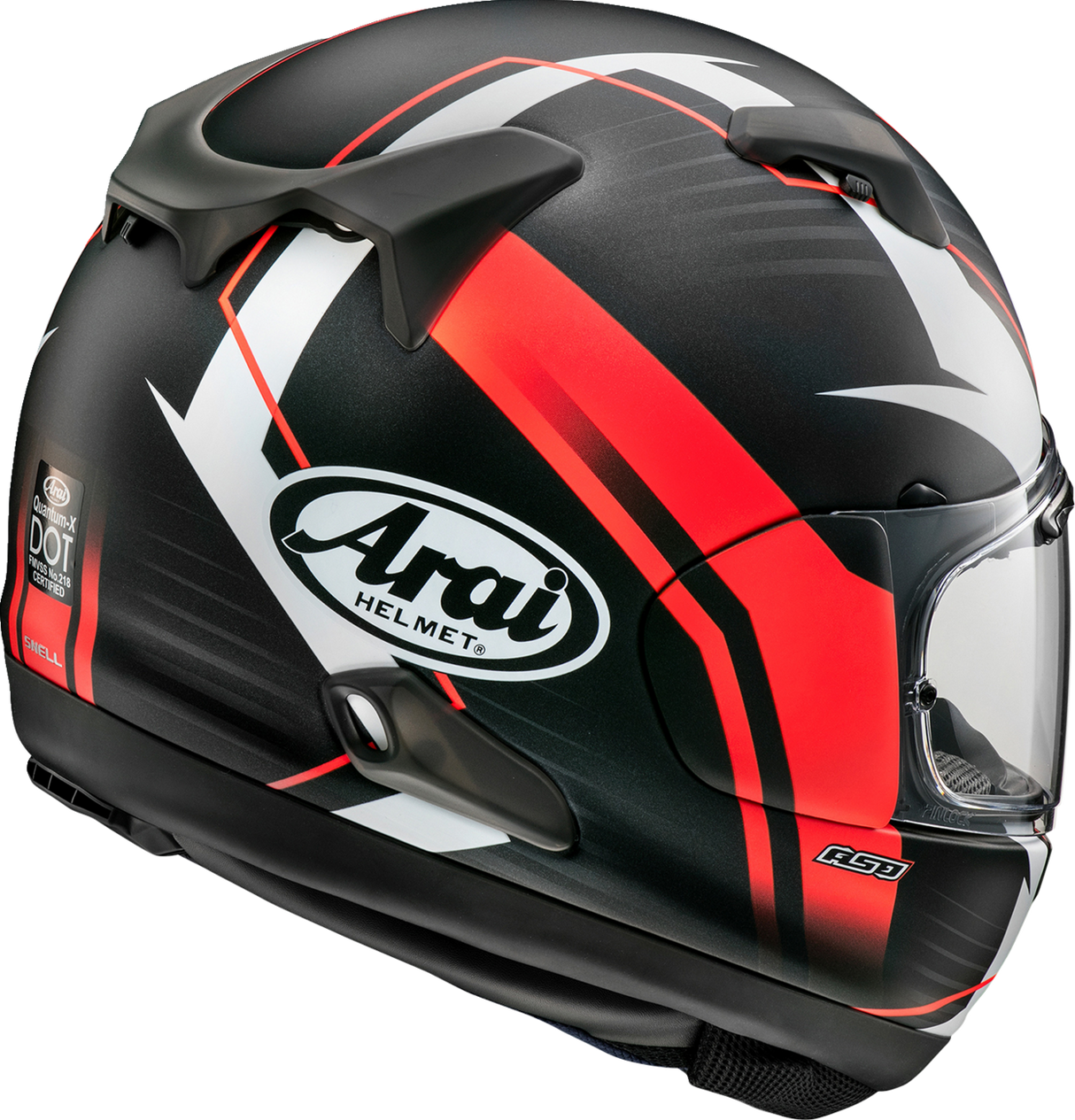 ARAI Quantum-X Helmet - Xen - Red Frost - Large 0101-15765