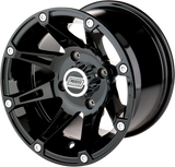 MOOSE UTILITY Wheel - 387X - Rear - Black - 14x8 - 4/136 - 4+4 387MO148136GB4