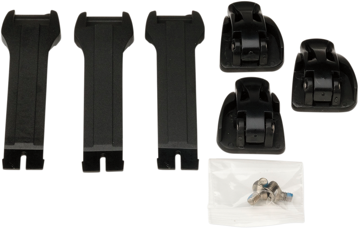 MOOSE RACING Strap/Buckle Kit - Black 3430-0842