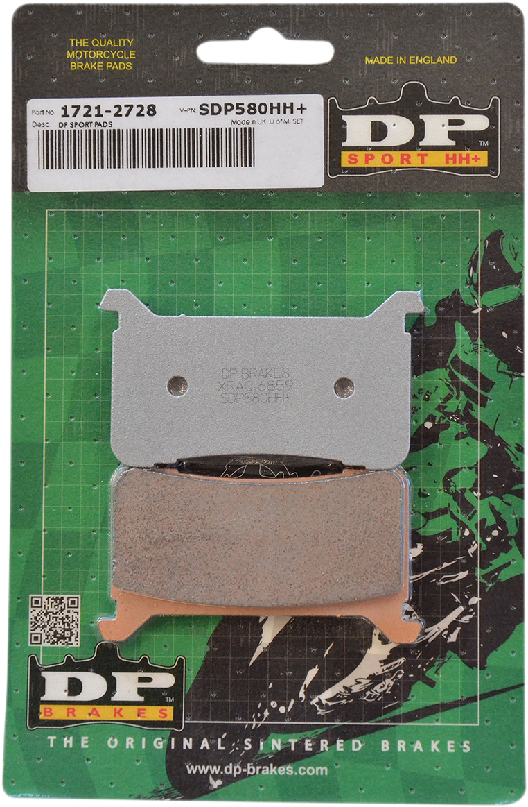 DP BRAKES Sintered Brake Pads - CBR1000RR SDP580HH