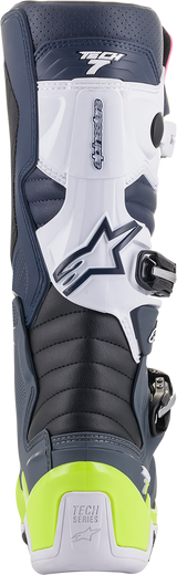 ALPINESTARS Tech 7 Boots - Black/Pink/White/Yellow - US 10 2012014-9076-10