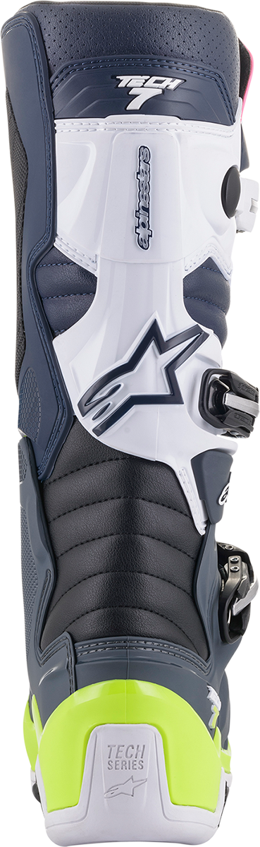 ALPINESTARS Tech 7 Boots - Black/Pink/White/Yellow - US 8 2012014-9076-8