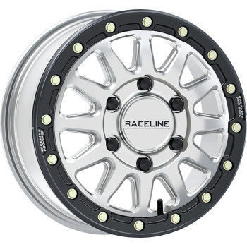 RACELINE WHEELS Wheel - Alpha - Front/Rear - Hyper Silver/with Black Ring - 15x6.5 - 6/139.7 - +74 mm A14SB-56560+74