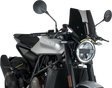 PUIG HI-TECH PARTS New Generation Windscreen - Black - Husqvarna 9750N