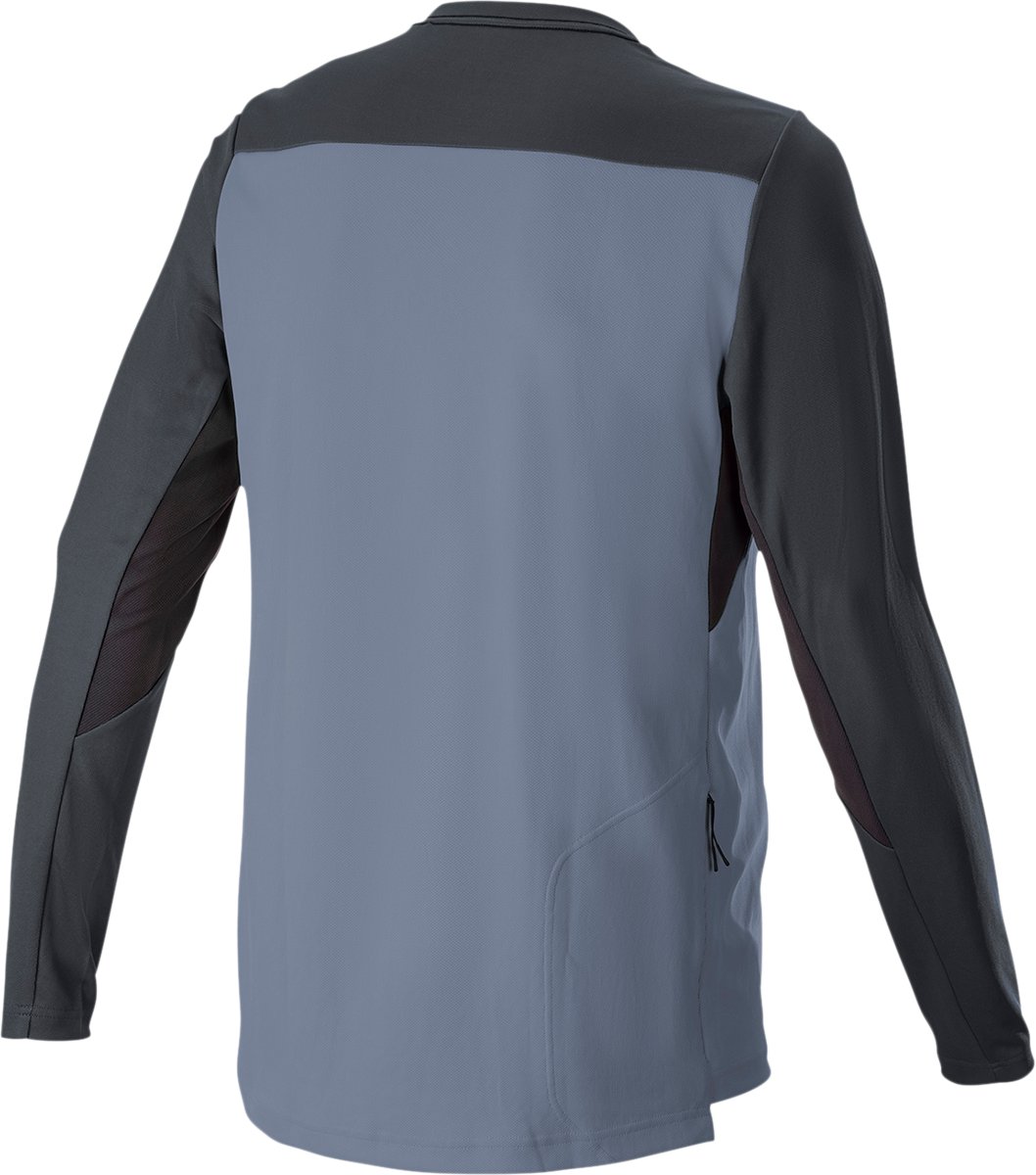 ALPINESTARS Drop 6.0 V2 Long-Sleeve Jersey - Black/Gray - Large 1766422-9291-LG