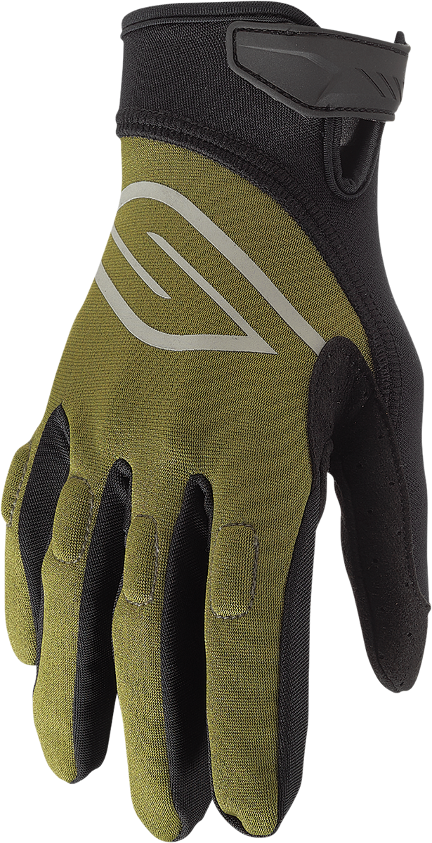 SLIPPERY Circuit Gloves - Olive/Black - 2XL 3260-0443