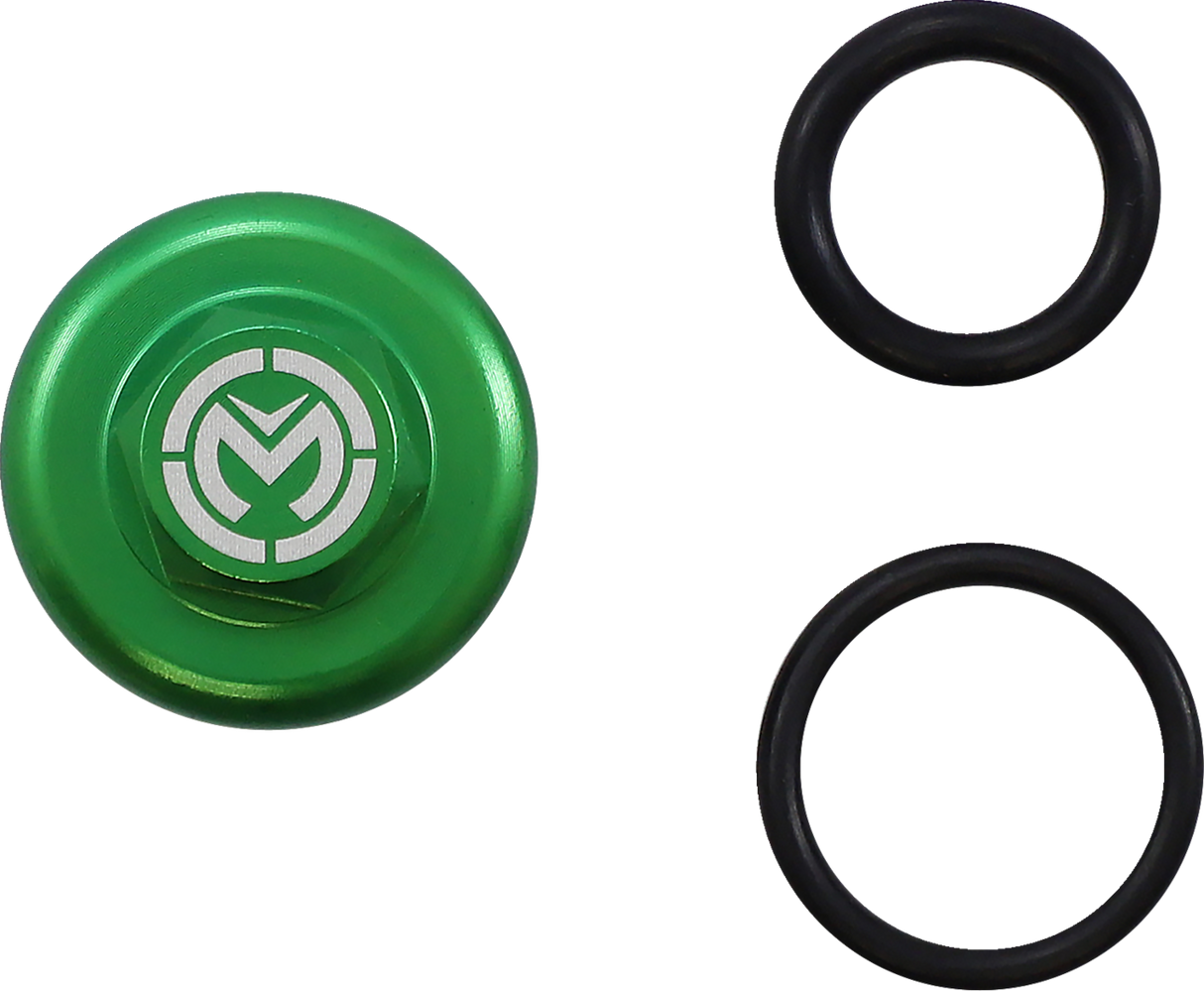 MOOSE RACING Oil Cap - Green - Kawasaki T14-6303GN