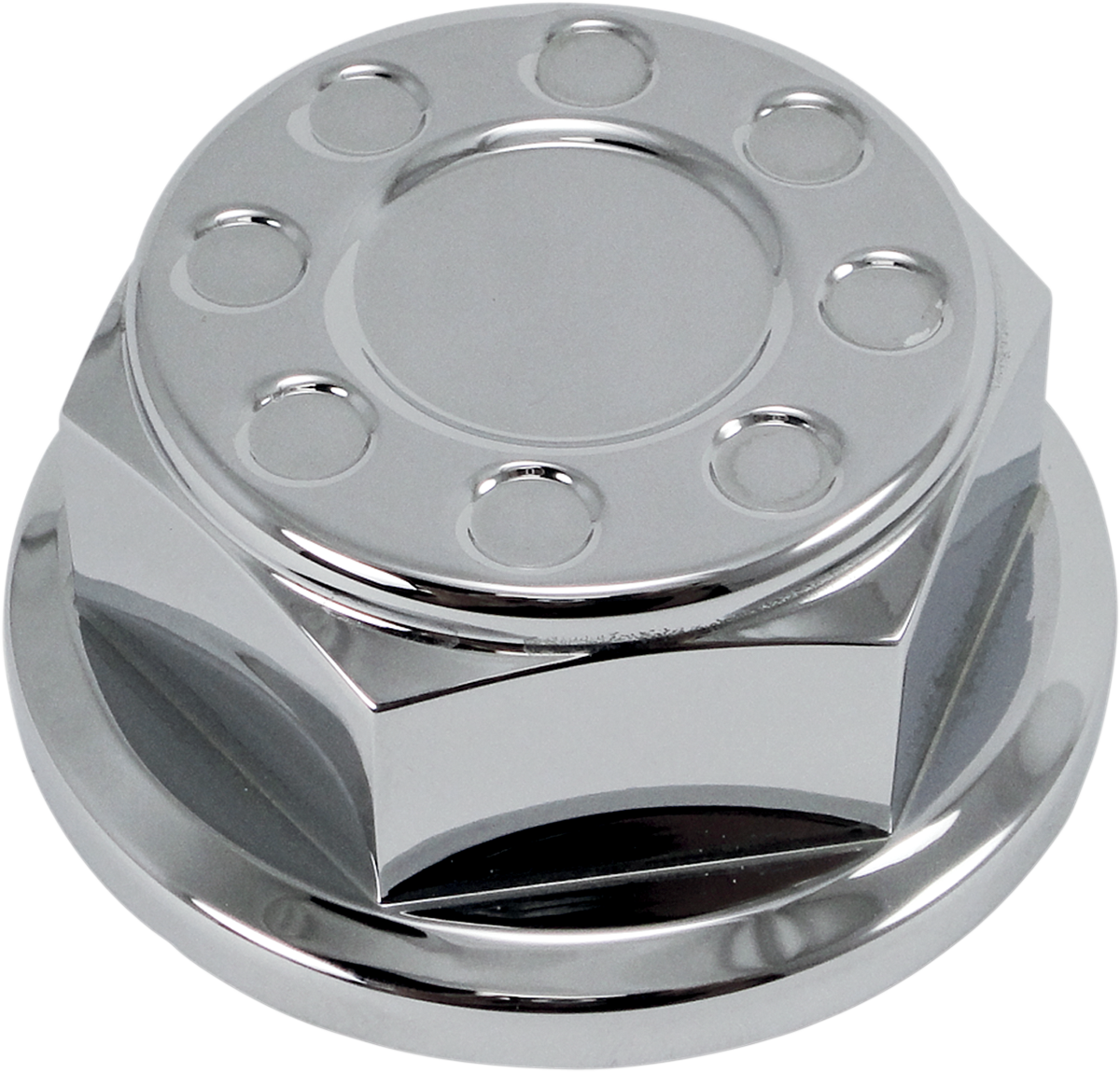 JOKER MACHINE Steering Stem Nut - Chrome-Plated 10-015C