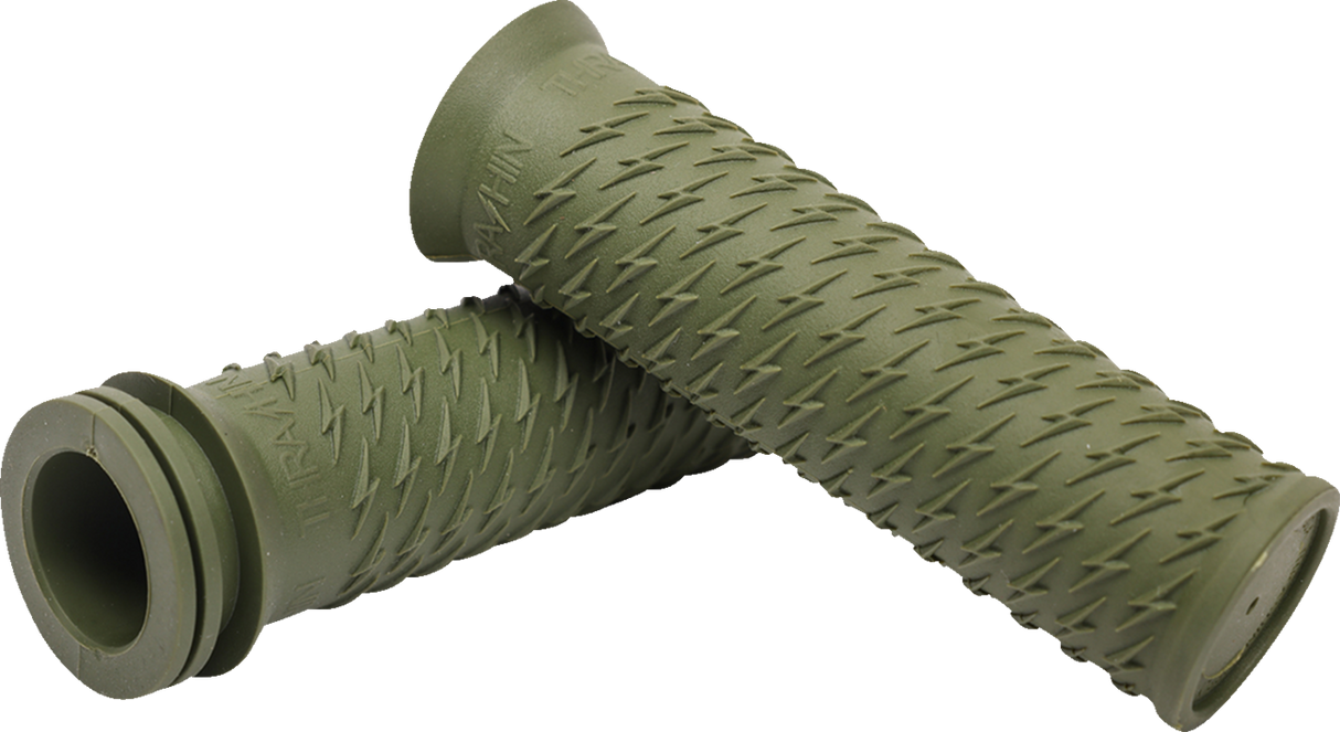 THRASHIN SUPPLY CO. Grips - Bolt - Green TSC-2708-6