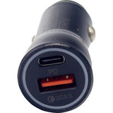 RidePower Power Adapter - Cigarette Lighter - USB/USB-C - Black RPCIGUSBUSBCADP