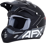 AFX FX-17 Helmet - Aced - Matte Black/White - XL 0110-6492