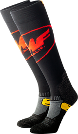 FMF Staple Riding Socks - Black - One Size SP22194909 3431-0739