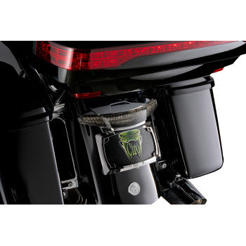 CIRO Taillight/License Plate Mount - Smoke Lens - Chrome 40453