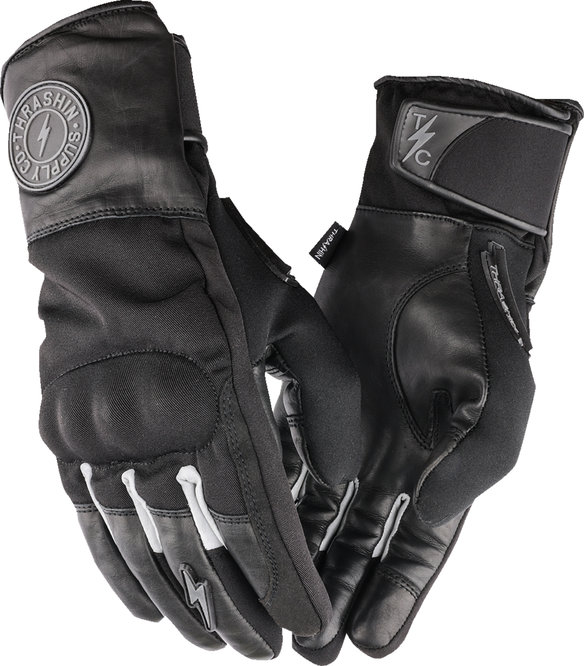 THRASHIN SUPPLY CO. Mission Waterproof Gloves - Black - Large TWG--00-10