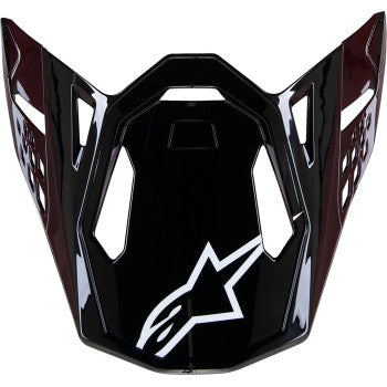 ALPINESTARS Supertech M10 Visor - Solid - Gloss Black Carbon 8980123-1188-OS