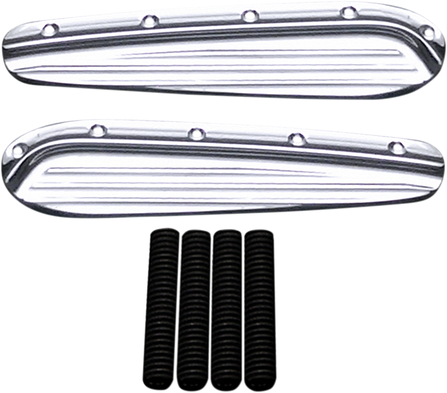 COVINGTONS Turn Signal Eliminators - Dimpled - Chrome C1307-C