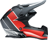 Z1R Youth F.I. Helmet - Fractal - MIPS - Matte Black/Red - Small 0111-1517