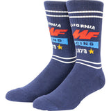 FMF FMF 73 Socks - Blue - One Size FA24194902