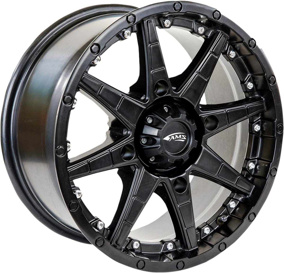 AMS Roll'n 105 Wheel - Front/Rear - Black - 15x7 - 4/156 - 5+2 5708-046AS