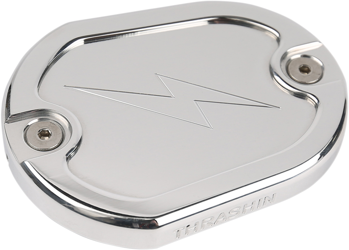 THRASHIN SUPPLY CO. Master Cylinder Cover - Front - Bolt - Polished TSC-3170-2