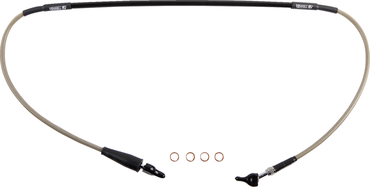 MOOSE RACING Brake Line - Front - Stainless Steel - Suzuki S01-1035