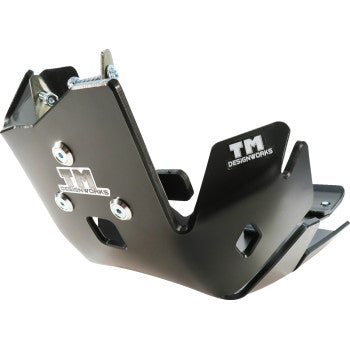 T.M. DESIGNWORKS Skid Plate - Black - Gas Gas | Husqvarna | KTM KHLG-362-BK